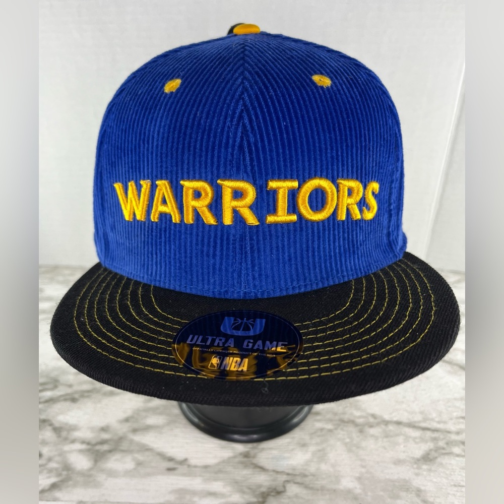 Golden State Warriors Vintage Corduroy Style Snapback Hat Cap Ultra Game NBA